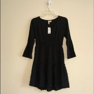 NEW SKY & SPARROW Tiered Bell Sleeve Dress Size SMALL